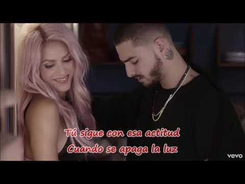 Shakira, Maluma - Clandestino (letra/lyrics) - YouTube