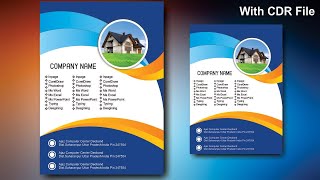 Professional Flyer Design in CorelDraw Templates Design in CorelDraw With Ajaz Computers