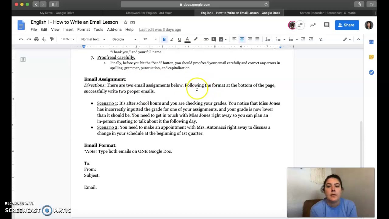Remote Learning English I Week 2 YouTube