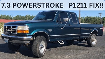 7.3 POWERSTROKE P1211 FIX!!!