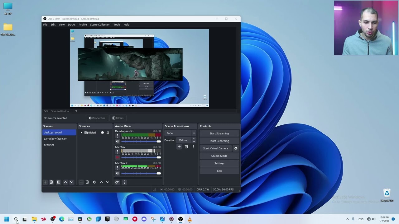 Как добавить микрофон в OBS Studio | Руководство по настройке звука