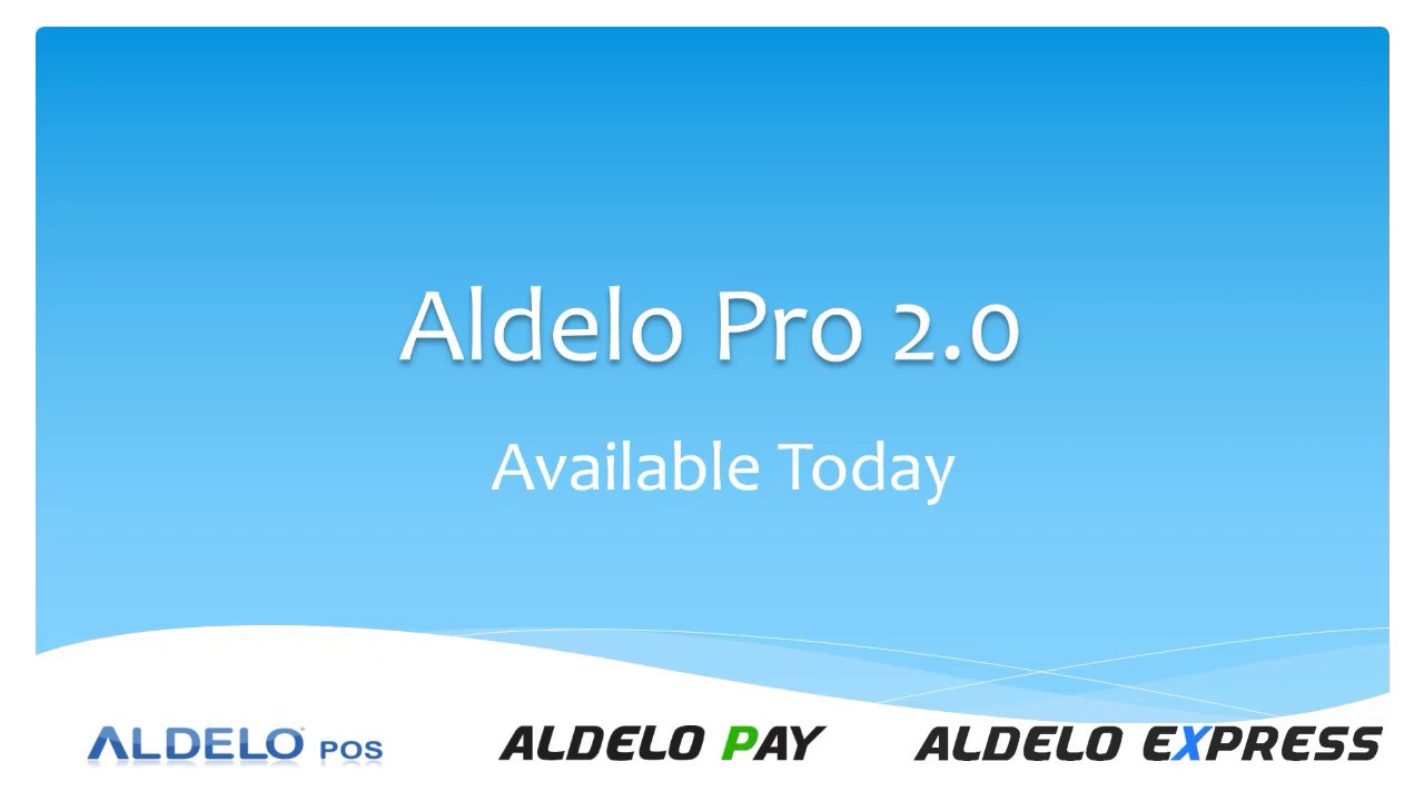 Aldelo Pro 2.0 - New Graphical User Interface