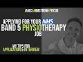 Applying for Your First Band 5 Physiotherapy Job Application & Interview