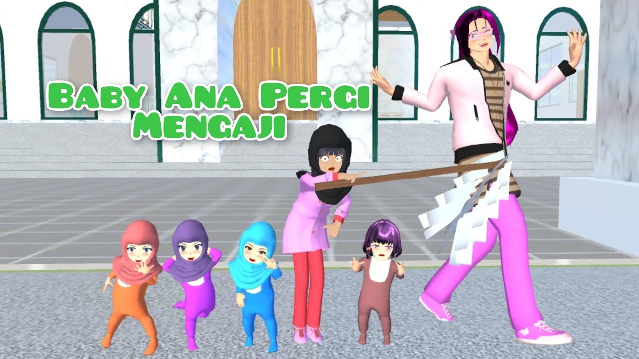 Baby Ana Pergi Mengaji | Drama Sakura School Simulator 