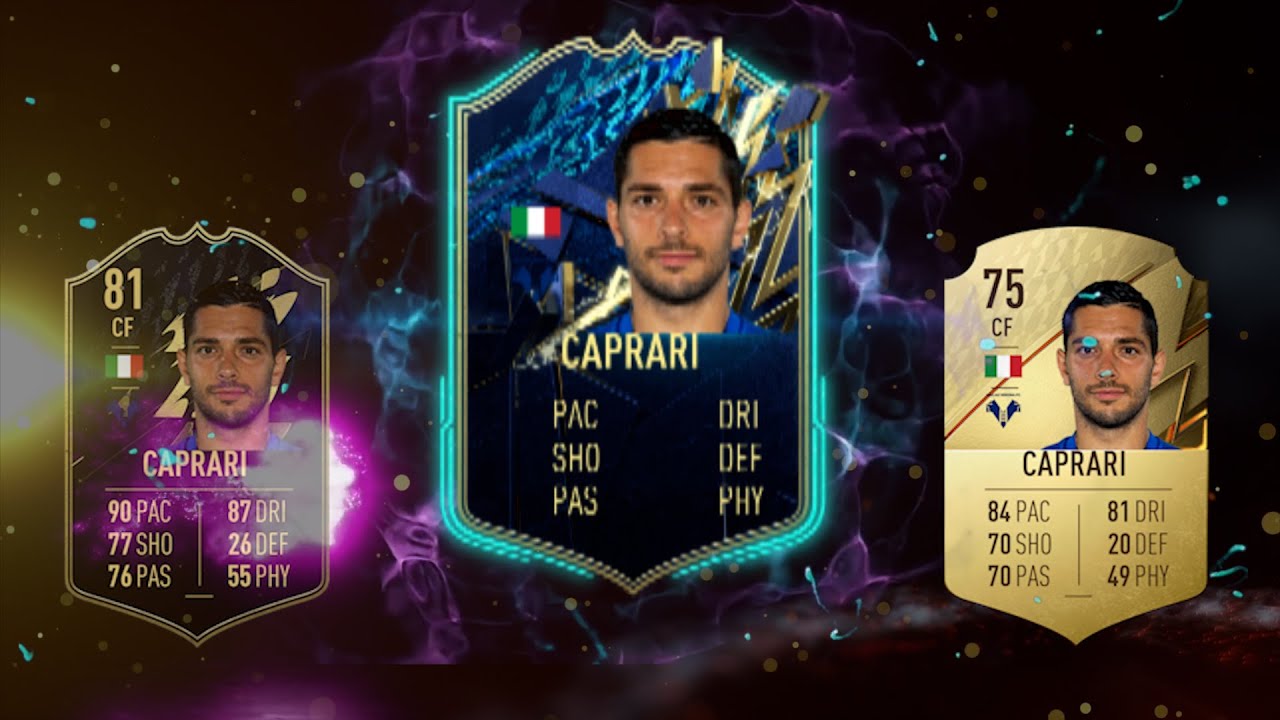 93 GIANLUCA CAPRARI - TOTS FIFA 22 Ultimate Team
