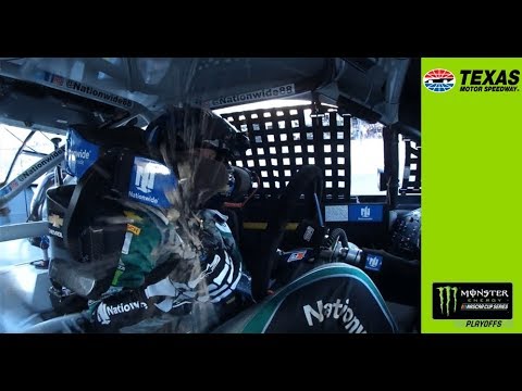 Dale Jr. jokes around during late red flag at Texas