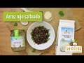 Arroz rojo salteado en aceite de coco virgen extra bio Dr. Goerg