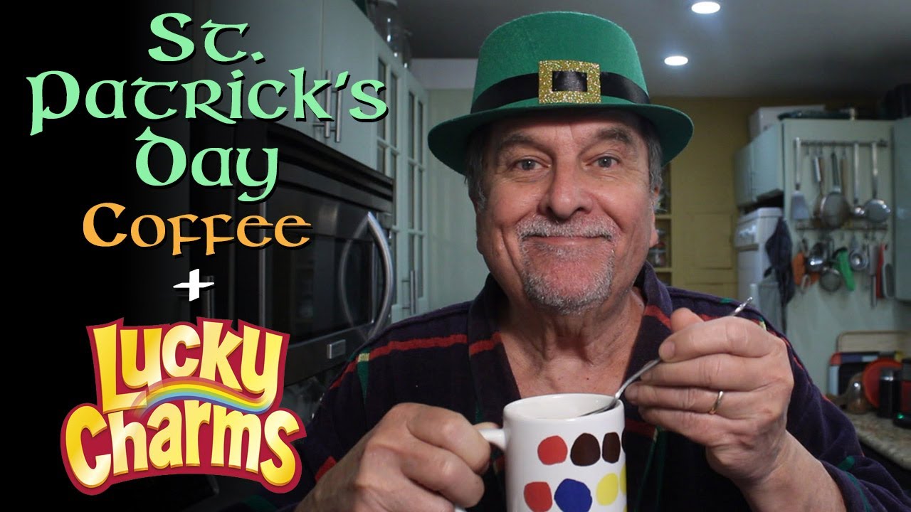 St. Patrick's Day Coffee + Lucky Charms Cereal