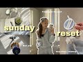 Sunday reset routine motivation!! 🧖🏼‍♀️🧺 *cleaning,  self care &amp; meal prep*