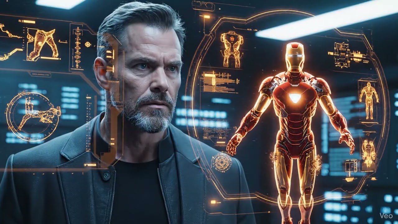 Ai animation iron man 