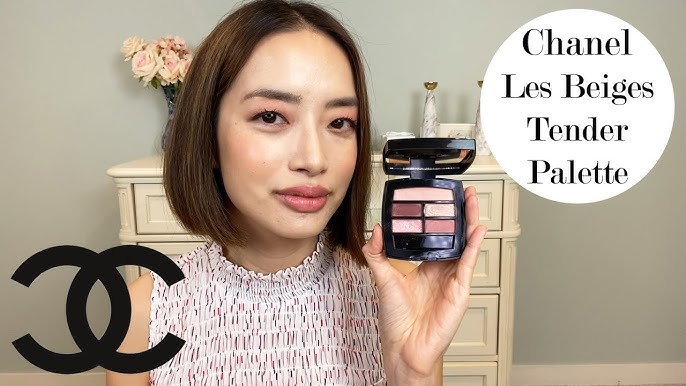 NEW CHANEL BEAUTY LES BEIGES EYESHADOW, BRONZER, AND LIP BALM!!! TRY ON  REVIEW
