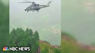 All 8 people rescued from dangling Pakistan cable car