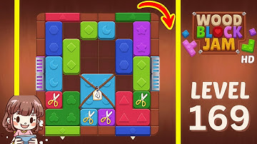 Wood Block Jam Level 169 Solution Walkthrough