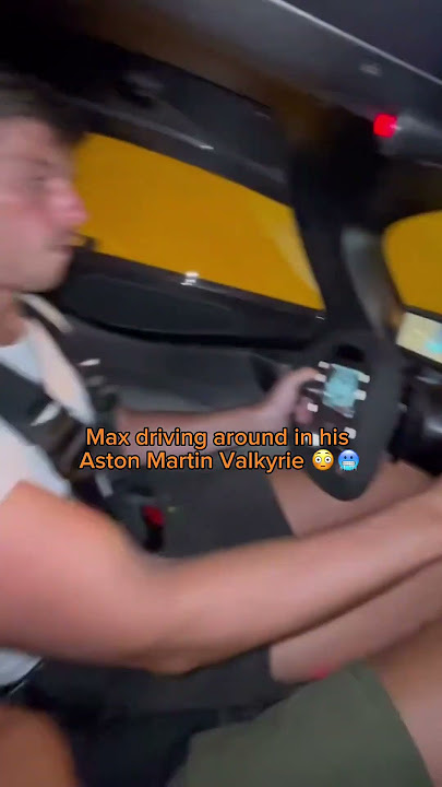 Max Verstappen Drives His Aston Martin Valkyrie