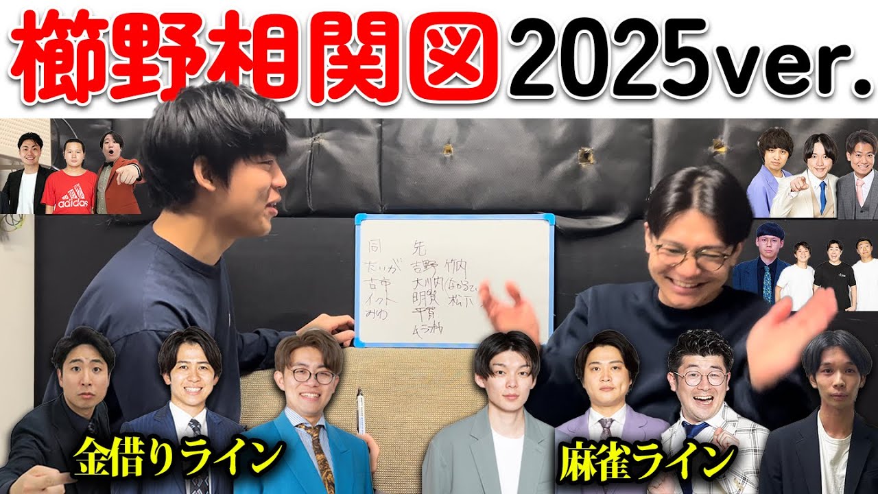 【去年こんなんじゃなかった】櫛野相関図2025ver.