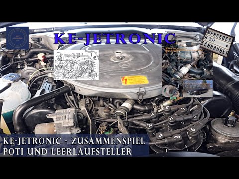 KE - Jetronic Poti und Leerlaufsteller - Leerlaufdrehzahlen R107 W126 W201