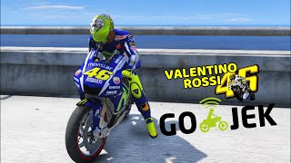 VALENTINO ROSSI JADI GOJEK - GTA 5 MOD screenshot 5