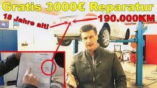 Kostenlose 3000€ Reparatur Bei Mercedes Nach 18 Jahren Und 190Tkm?