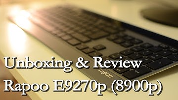 Rapoo E9270p (8900p) Keyboard Review!   [HD]
