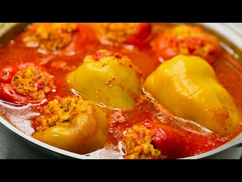 ВСЕМИ ЛЮБИМЫЙ ФАРШИРОВАННЫЙ ПЕРЕЦ! Вкусный рецепт