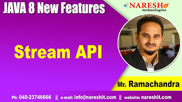Jav 8 Features Tutorials | Stream API | by Mr.Ramachandra
