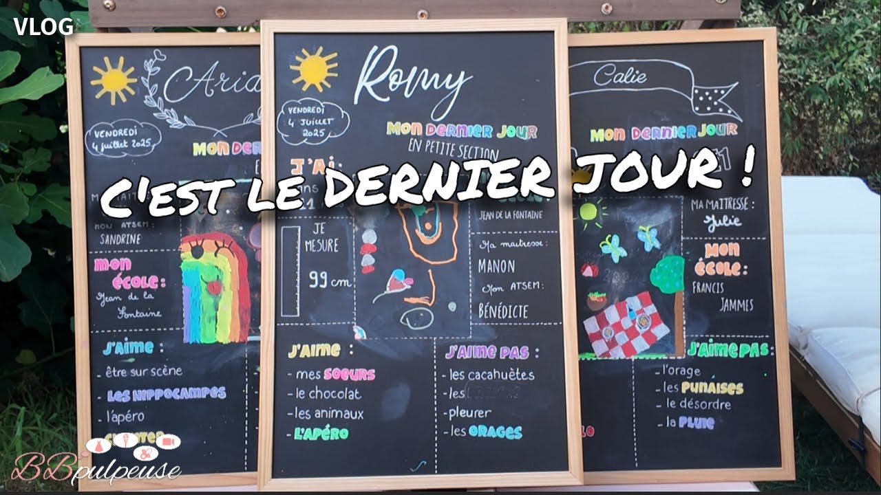 [. VLOG .] C'EST LE DERNIER JOUR ! Impression de petons en noir et blanc 🥰