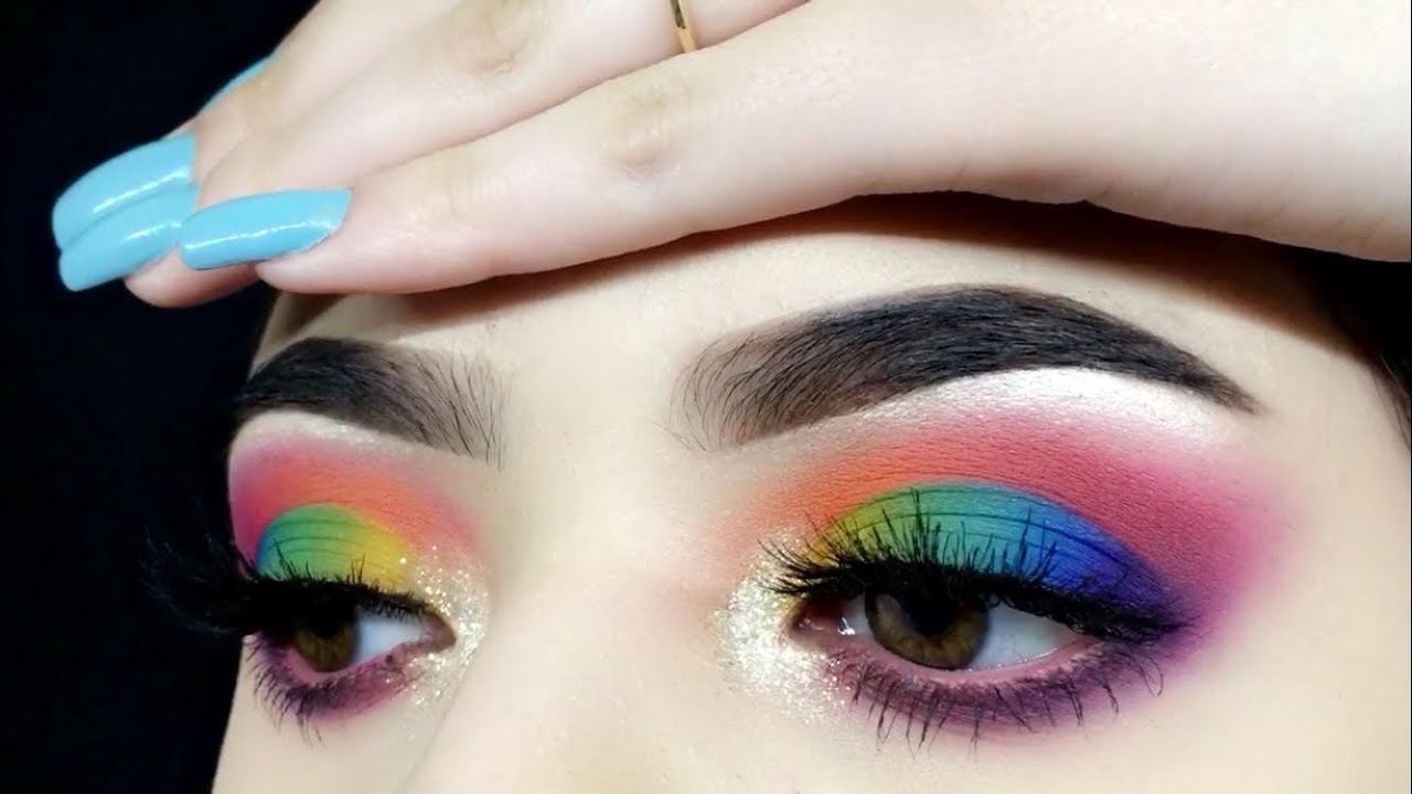 PRIDE rainbow inspired makeup! 🌈