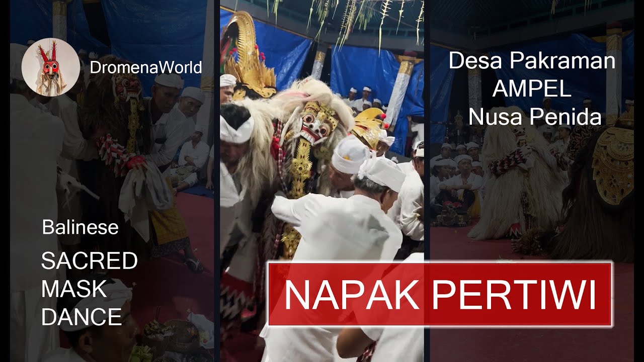 Rangda vs Barong in Banjar Ampel: Sacred Napak Pertiwi Ritual & Trance in Nusa Penida
