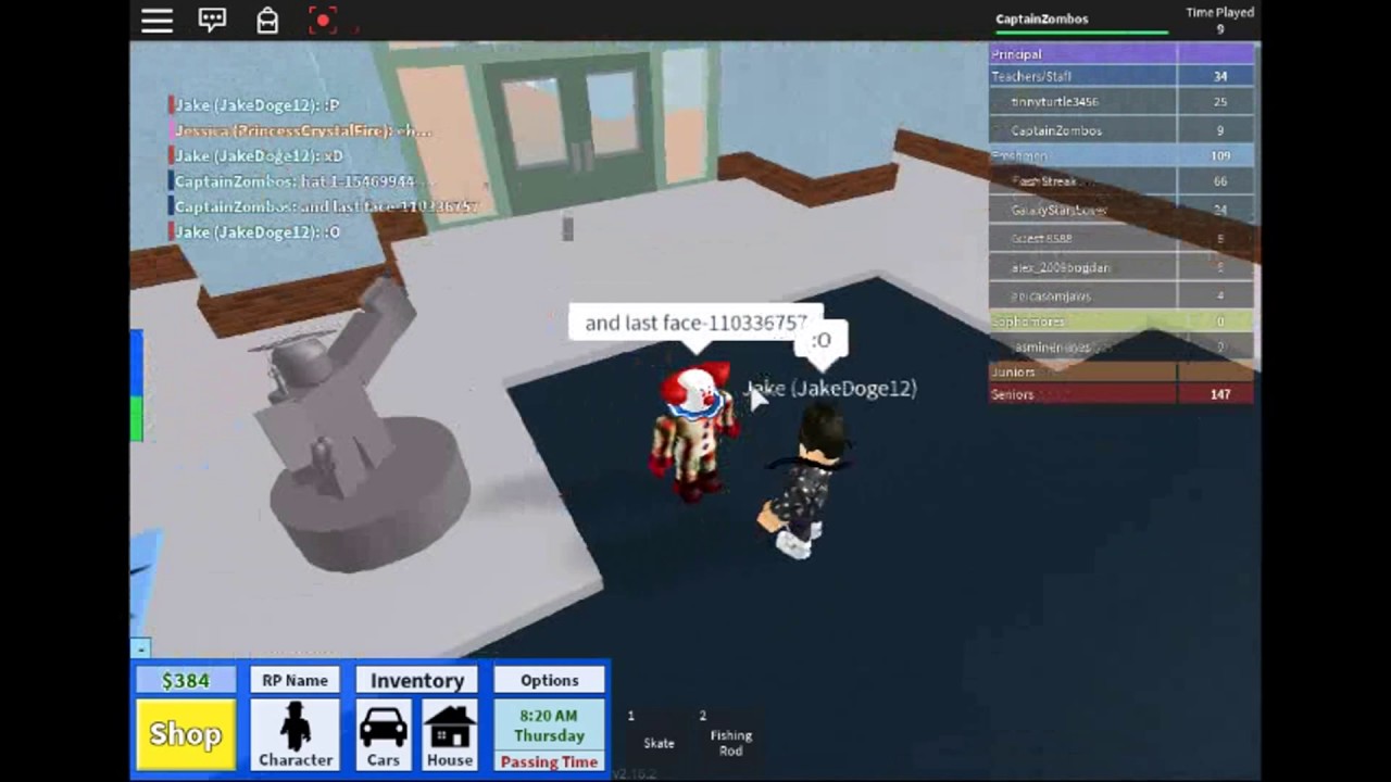 Clown Outfit Code Roblox High School - 