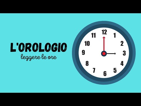 Video: Come è Apparso L'orologio
