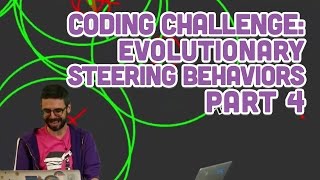 Coding Challenge #69: Evolutionary Steering Behaviors - Part 4