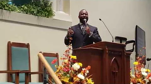 Anthony Walker preaches a message on faith at Jack...