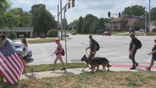 Firefighter Walks 21 Miles to Honor First Responders