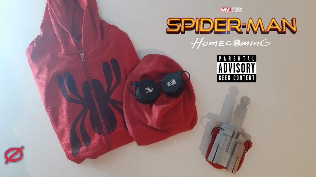 How to make Spider-Man HomeSuit?/¿Cómo hacer el traje casero del Hombre Araña?| StressedFaceØ