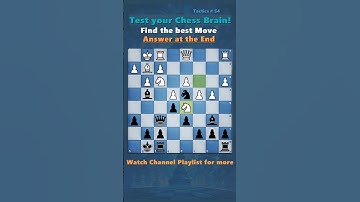 Tactics 54 #chesstactics #chessimprovement #chess