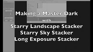 Making Master Dark Frames with SLS, SSS and LES screenshot 4