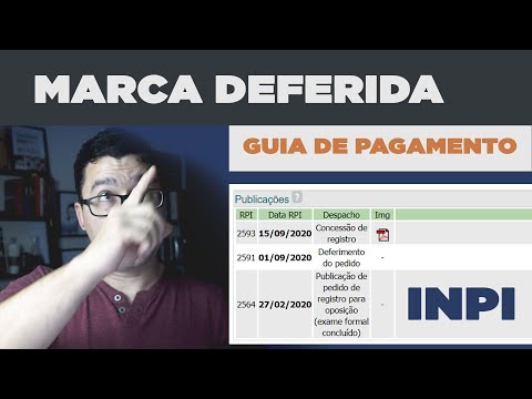 MARCA deferida INPI | Como gerar a GRU no INPI  | Concessão de Marca