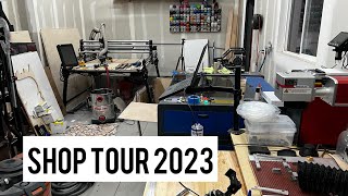 Laser and CNC Shop Tour | OMTECH | ONEFINITY MASSO