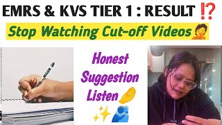 EMRS & KVS Tier 1 Result Update | Why You MUST Start Tier 2 Preparation Now (Honest Advice)