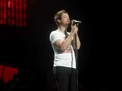 David Cook (don't want to miss a thing) 8/24/08 Houston, Texas.