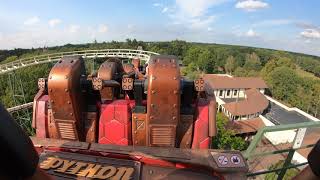 Roller Coaster - Efteling - Python (4K HD) - On ride - POV