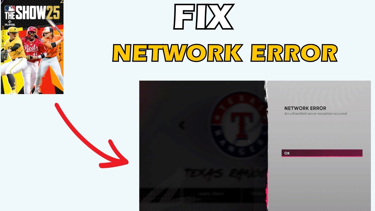 How to Fix MLB The Show 25 NetWork Error - YouTube