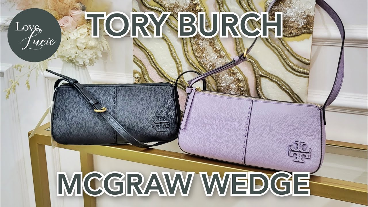 Tory Burch McGraw Spazzolato Boxy Shoulder Bag