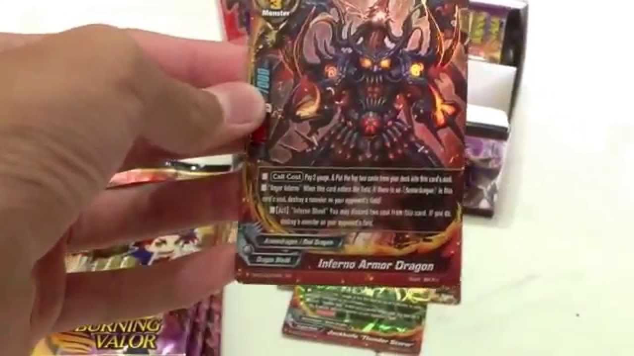 CP-01 Character Pack 01 Burning Valor! Buddyfight box opening