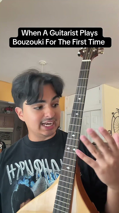 When a guitarist plays bouzouki for the first time