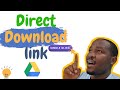 Quick Guide: Generate Direct Download Links in Google Drive