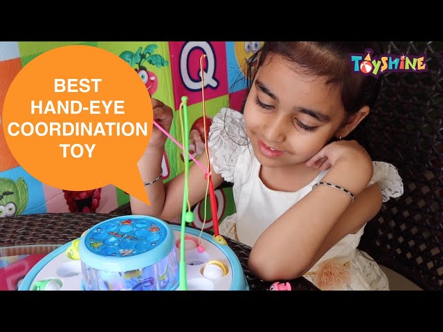 Unboxing Magnetic Fishing Game Toy with Music and Lights for Kids