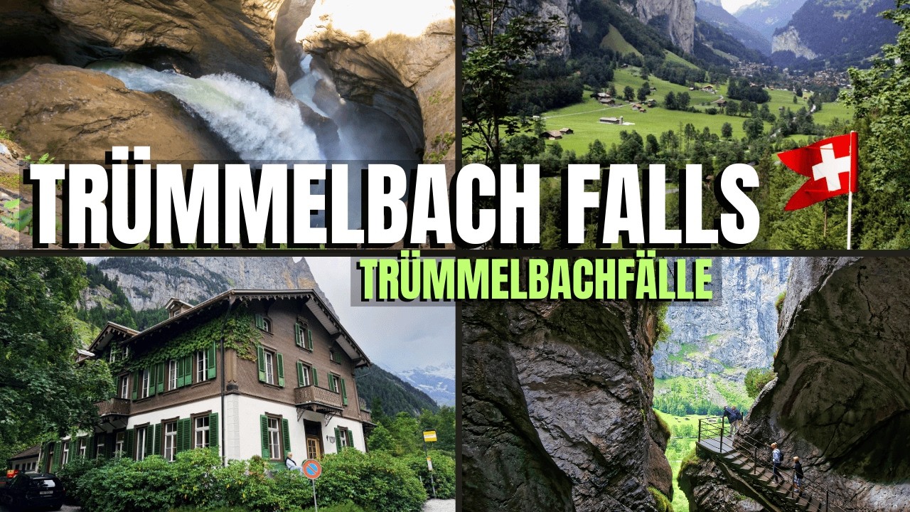 Tour Trümmelbach Falls - Switzerland’s epic waterfall hidden inside a mountain! Trümmelbachfälle🇨🇭