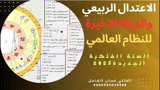 الاعتدال الربيعي والسنة الفلكية الجديدة - الورقة الاخيرة للنظام العالمي القديم