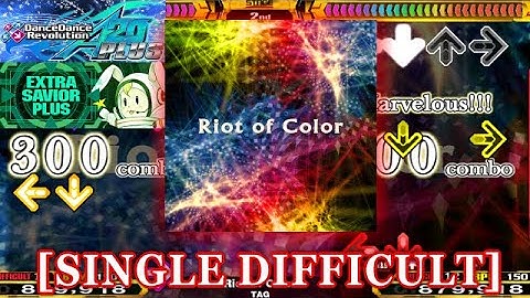 【DDR A20 PLUS】 Riot of Color [SINGLE DIFFICULT] 譜面確認＋クラップ　低速おまけ付き